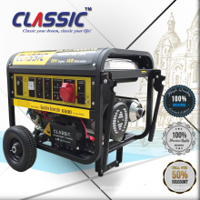 CLASSIC CHINA 6kva 6500kw Gasoline Generator, Price Gasoline Generator With Wheel, Auto Start Portable Generator
